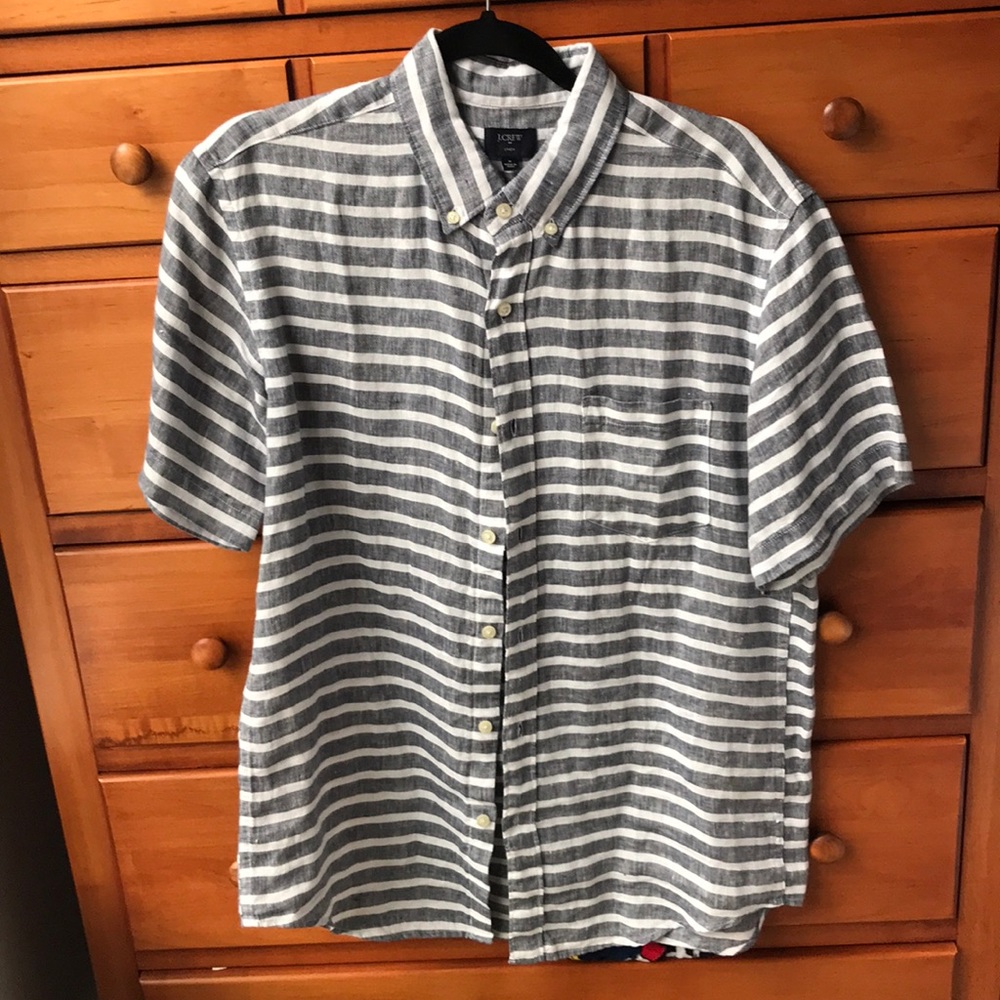 Jcrew Men’s Linen Button Down
